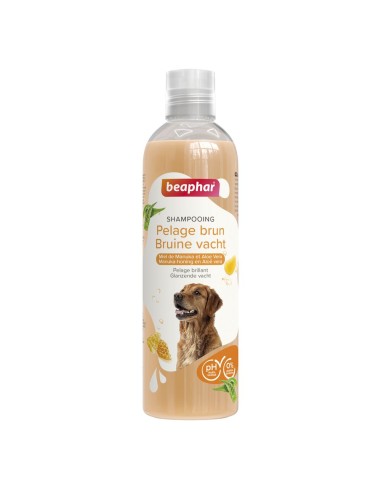 Shampooing Essentiel pour chien au pelage brun...