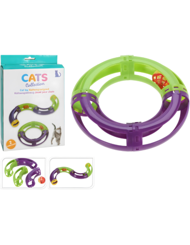 Jouet Chat Balle dans Tunnel