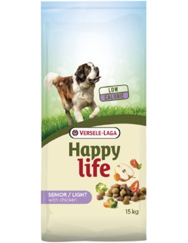 Senior/Light Poulet 15Kg - Happy Life -...
