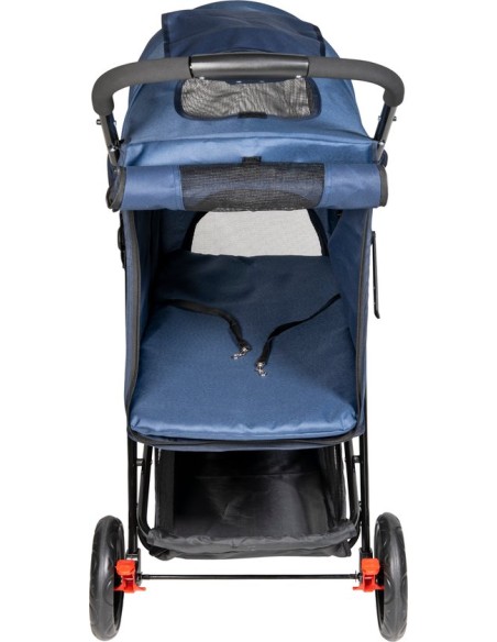 Poussette Bleu pour Chiens 87x50x107Cm