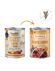 Sanabelle Boite Poulet  et  Oie 380Gr