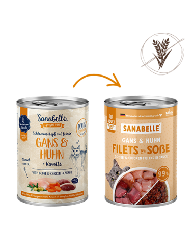 Sanabelle Boite Poulet  et  Oie 380Gr