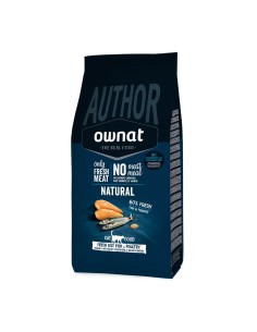 Ownat Author Chat Poissons et Poulet Frais 3Kg
