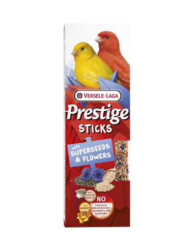 Sticks Canaris Super Graines et Fleurs 60Gr