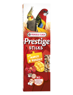 Sticks Gdes Perruches Mangue et Eglantine 70Gr