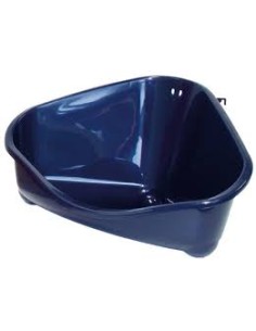 Bac Corner Rongeur Medium 35X24X18Cm Bleu