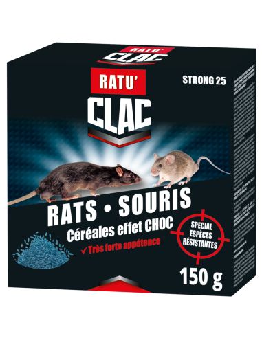 2 PIEGES AVEC APPATS POUR SOURIS 50G