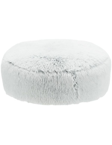 Coussin HARVEY Rond Ø60cm Blanc Noir