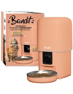 Distributeur Croquettes Connecté 4L  Pêche