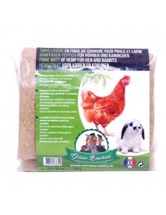 Tapis Litière Chanvre pour Rongeurs 110x50cm