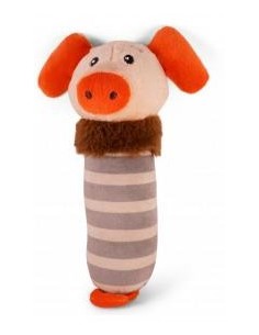 Jouet chien Peggy le cochon 25cm