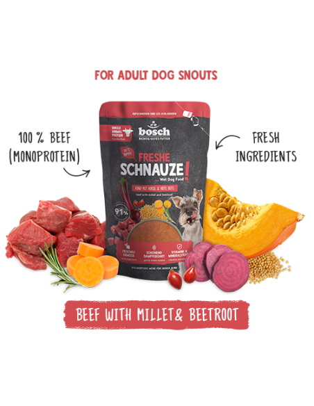 Bosch Frais Boeuf Millet Betteraves 250Gr