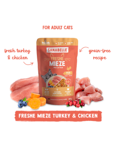 Sanabelle Frais Dinde et Poulet 100Gr