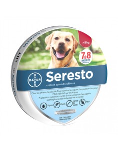 Collier Seresto Grand Chien - collier antiparasitaire
