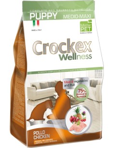 CROCKEX Puppy Chien Med-Maxi  - Poulet Riz 12Kg