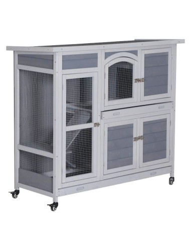 Clapier Bois Jessica 120x50x101 Cm