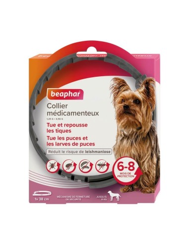 Collier Médicamenteux Chiens moins de 8Kg