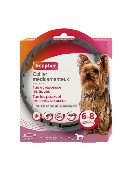 Collier Médicamenteux Chiens moins de 8Kg