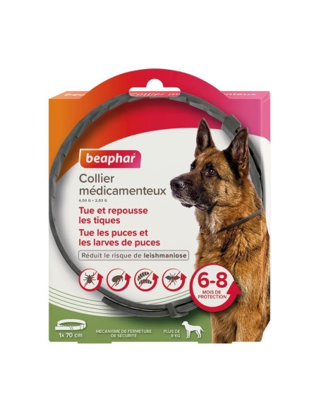 Collier Médicamenteux Chiens Plus de 8Kg