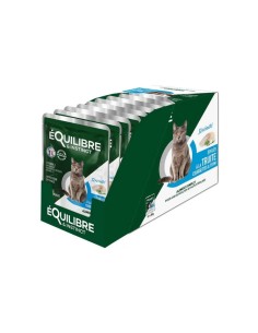 Equilibre et Instinct Chats Pochons 12x85Gr Truite 2