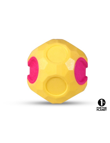 Jouet TPR Balle Jaune 9Cm