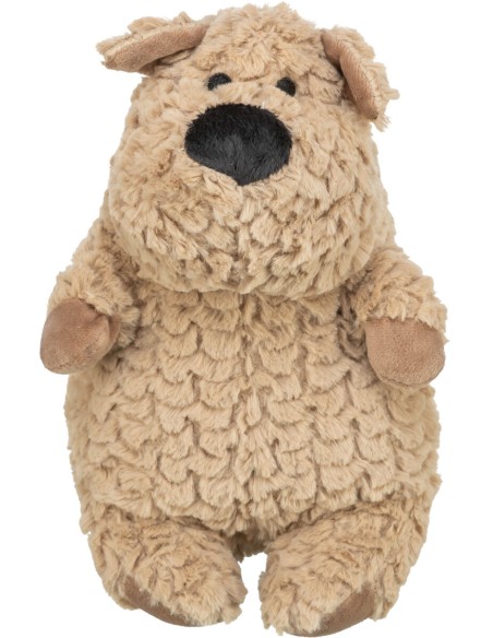 Peluche Chien Rond 30Cm Brun