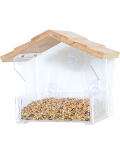 Mangeoire Bamboo S avec ventouse 20x11x17cm