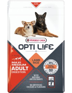 Medium  et  Maxi Adult Digestion 12.5Kg - Opti-Life  -...