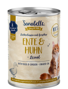 Sanabelle Boite Canard et Poulet 400Gr