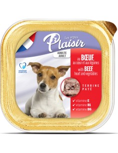 Pâtée pour chiens adultes, riche en boeuf - Repas Plaisir...