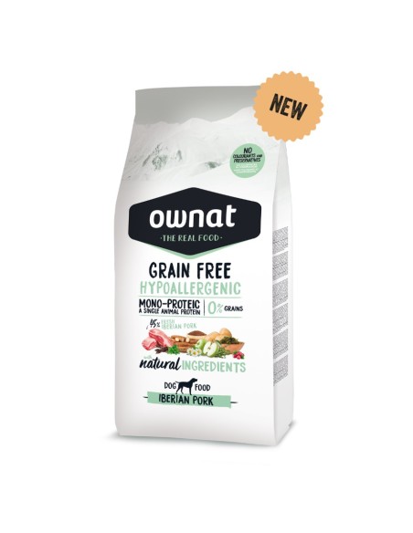 Ownat Chien GF HYPO Ibérian Porc 12kg